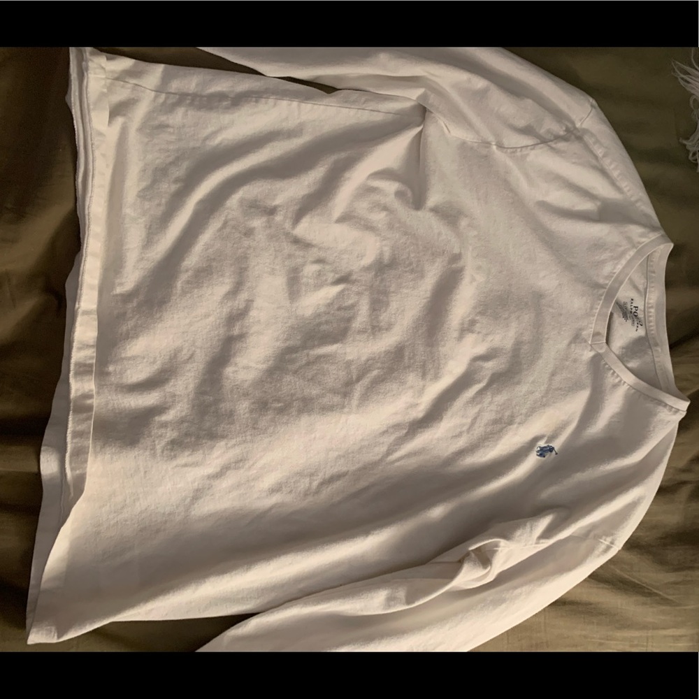 Men’s Small Long Sleeve White Polo Ralph Lauren